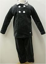 Designer luxury Velour Shabbat Robe for boys - 6y