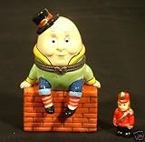 HUMPTY DUMPTY PORCELAIN TRINKET BOX fairytale motif