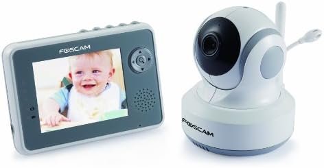 Foscam FBM3501 Wireless Digital Video Baby Monitor - Pan/Tilt, Nightvision and Two-Way Audio with 3.5" LCD