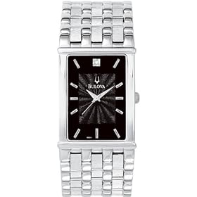 Bulova Men Diamond Accented Watch 