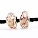 TheIKA x2 Glass Charm Bead for Pandora/Troll/Chamilia Style Charm Bracelet,PB-10070516