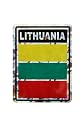 3" x 4" Lithuania Sticker