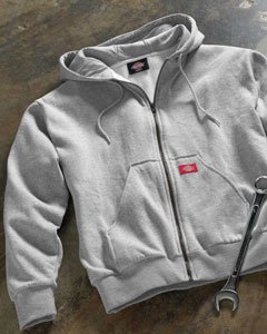 Thermal Lined Full-zip Hooded Fleece Jacket