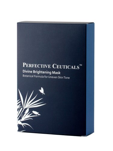 Perfective Ceuticals Divine Brightening Mask - Botanical Formula for Uneven Skin Tone (Pack of 5)