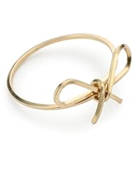 By Boe "Reminder Bow Ring" 14k Gold Filled, Size 7