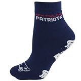 New England Patriots Navy Blue Slipper Socks (Medium)