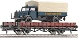 Roco 66352 DB Stake Wagon with LKW Load III