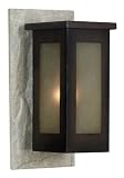 Kenroy Home 70014WHSL Icefield Medium Wall Lantern with 8-Inch Extension