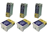 Take4Less 6-pack T007 T009 T007201 T009201 (3B+3C) Compatible Ink Cartridges for Epson Stylus Color 900 1270 1280 1290