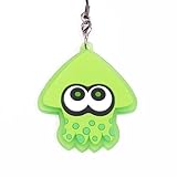 スプラトゥーン イカ ライムグリーン イカす クリアラバーストラップ