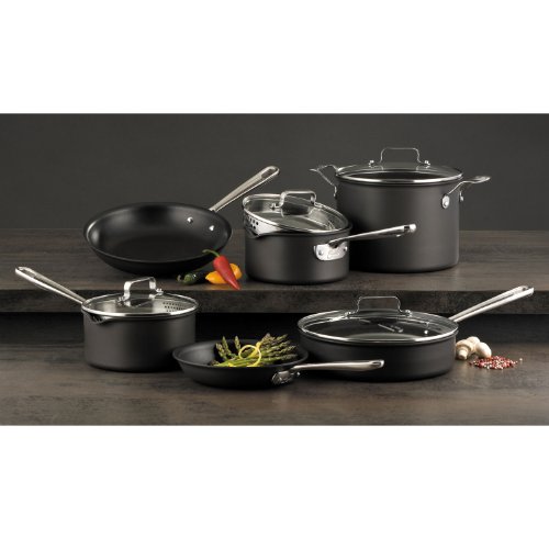 Emeril Hard Anodized Nonstick 10-Piece Cookware Set Emeril Hard Anodized Nonstick 10-Piece Cookware Set