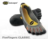 Vibram FiveFingers Classic Shoes Five Fingers Running Mens 42 M105 Grey / Orange / Black