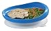 Duro-Med Scooper Plate with Suction Cup Base, Blue (Pack of 2)