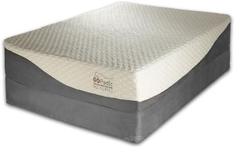 GO PEDIC 12-Inch Gel Infused Memory Foam Mattress, King