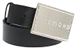 J. Richmond Women's Leather Belt with Rhinestone Richmond Logo Buckle
