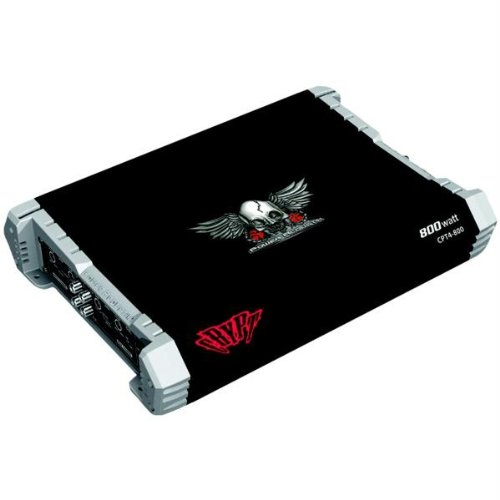 Power Acoustik CPT4-1200 4 Channel 1200 Watt MOSFET &iquest; 2-ohm Stereo, 4-ohm Bridged &iquest; Tri-Mode Capable with Selectable 45Hz, 6/12dB Bass Boost