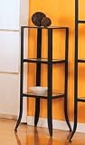 3 Shelves Stand With Sandy Glass