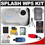 Bell & Howell Splash WP5 Waterproof Digital Camera (Silver) with 2GB Card, Reader & Pouch + Batteries + Floating Strap + Accessory Kit