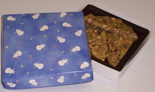 Scott's Cakes 1 2 lb. Hazelnut Brittle in a Snowman Box by Scott's Cakes