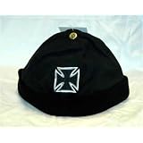 Buy Bullet Style Knit Biker Cap with Iron Cross Logo one size by y2