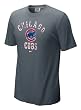 Chicago Cubs Charcoal Slidepiece Tri-Blend T-Shirt by Nike