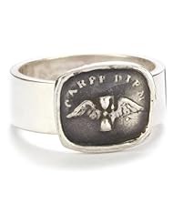 Pyrrha "talisman" Sterling Silver Mini Carpe Diem Ring