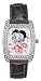 Betty Boop Children s Brown Crystal Accented Leather Watch #BB-W102BLK
