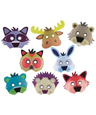 Card Animals Masks