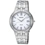 Seiko Herren-Armbanduhr XL Solar Analog Edelstahl SNE025P1