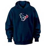 Houston Texans Navy Tek Patch Hooded Sweatshirt