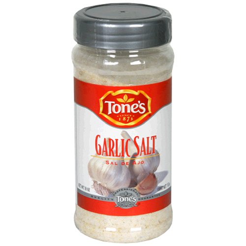 Tone Garlic Salt, 18-Ounce Jars (Pack of 6) by Tone