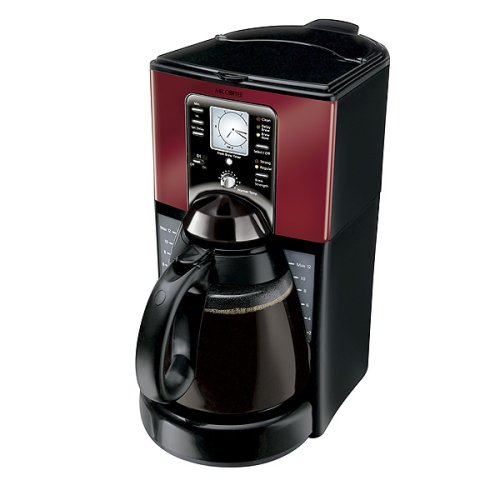 Mr. Coffee 12-Cup Programmable Coffeemaker - Red (FTX49)