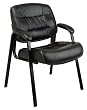 Visitors Leather Chair By Office Star