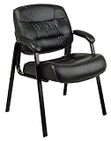Visitors Leather Chair By Office Star