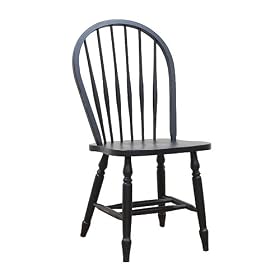 Carolina Cottage 1C53-959 Heritage Dining Chair, Antique Black