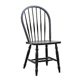Carolina Cottage 1C53-959 Heritage Dining Chair, Antique Black