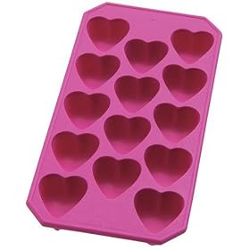Lekue Silicone Ice Cube Tray, Heart