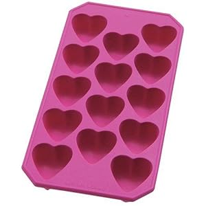 Heart-shaped ice trays Heart-shaped ice trays