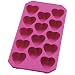 Lekue Silicone Ice Cube Tray, Heart