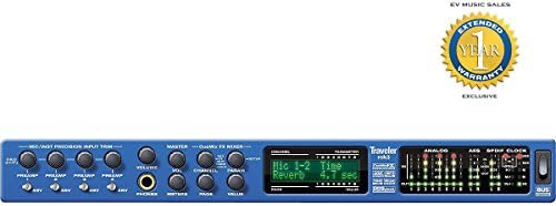 MOTU Traveler-mk3 FireWire Audio Interface with 1 Year Free Extended Warranty