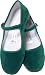 Green Velvet Mary Jane Chinese Shoes