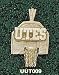 Univ Of Utah Utes Backboard Charm/Pendant -14K/10K, Stainless Steel or Gold Plated