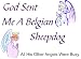 Belgian Sheepdog - God Sent Me A Belgian Sheepdog Apron