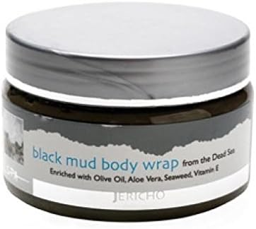 Dead Sea Mud Mask - Black Mud Body Wrap by Jericho (15.8 Oz / 450 Gr) - Experience the Healing Proerties of Black Mud from the Dead Sea
