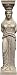 Caryatid Column from Porch of Maidens Statue - Large