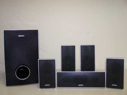 NEW SONY DAV-HDZ235 6 PIECE HOME THEATER SURROUND SOUND SPEAKERS & SUBWOOFER SUB 5.1 SET