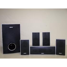NEW SONY DAV-HDZ235 6 PIECE HOME THEATER SURROUND SOUND SPEAKERS & SUBWOOFER SUB 5.1 SET