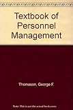 A textbook of personnel management