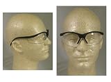 MCR Safety #KD110 Black Glasses/CLR Lens