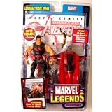  : Marvel Legends Legendary Riders Figure: Wonder-Man in Black Outfit with Red Trim